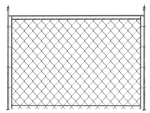 Barbed Wire Fence v2 3D Model