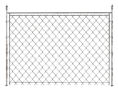 Barbed Wire Fence v2 3D Model
