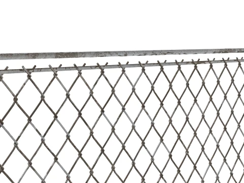 Barbed Wire Fence v2 3D Model
