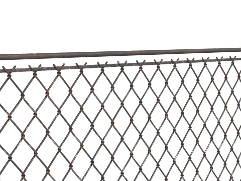 Barbed Wire Fence v2 3D Model