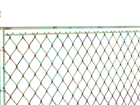 Barbed Wire Fence v2 3D Model