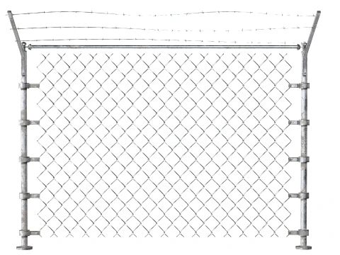 Barbed Wire Fence v4 3D Model