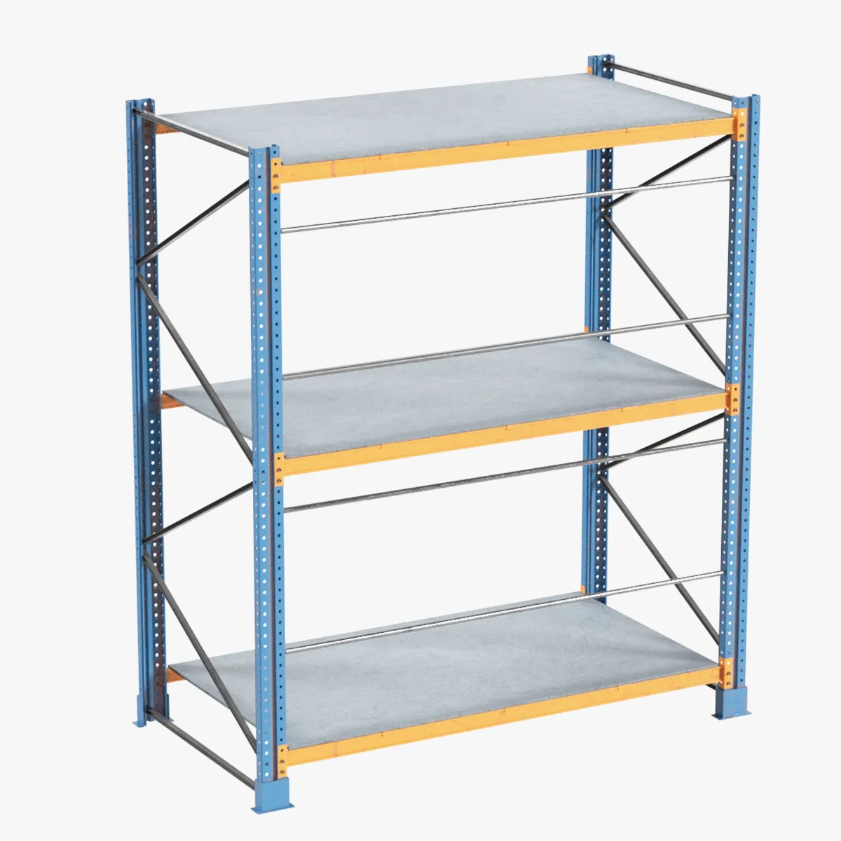 Industrial Rack 3D Model .c4d .max .obj .3ds .fbx .stl .blend 