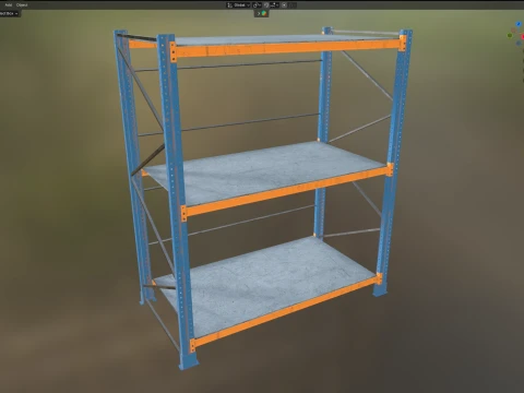 Industrial Rack 3D Model