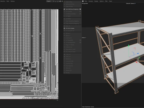 Industrial Rack 3D Model