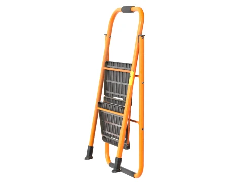2 Step Metal Ladder Folded 3D Model