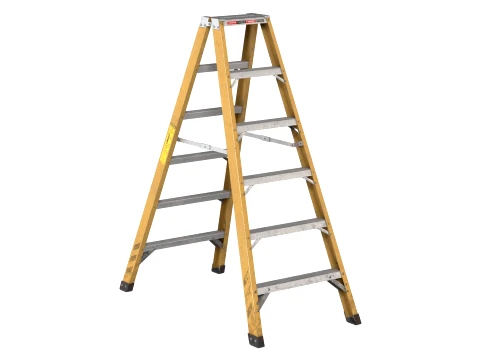 5 Step Metal Ladder 3D Model