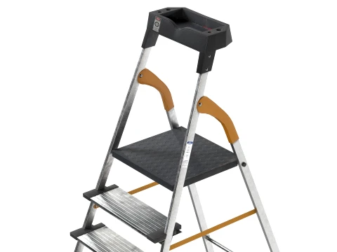 7 Step Metal Ladder 3D Model
