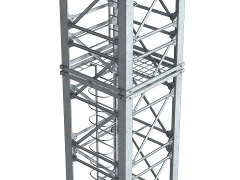 Container Silo Tank 3D Model