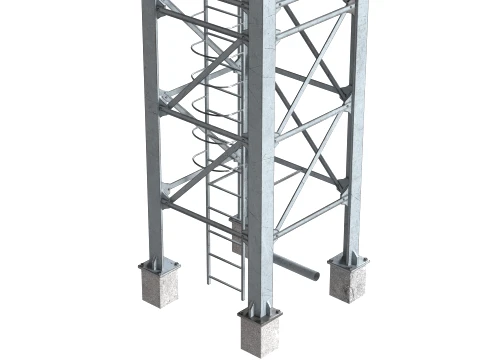 Container Silo Tank 3D Model