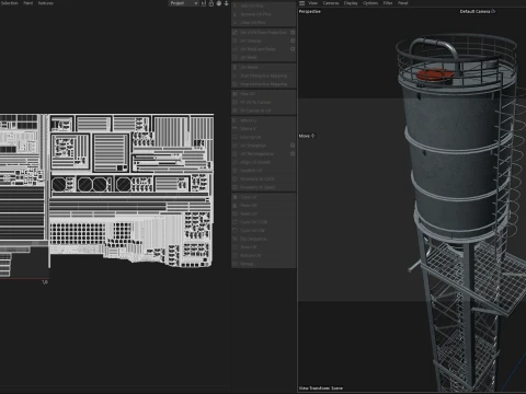 Container Silo Tank 3D Model