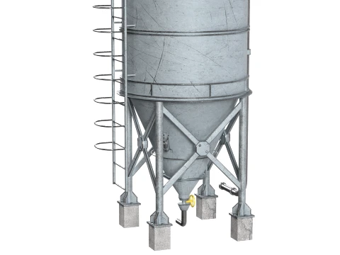 Container Silo Tank 2 3D Model
