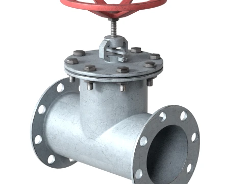 Pipe Valve 1 Model 3D