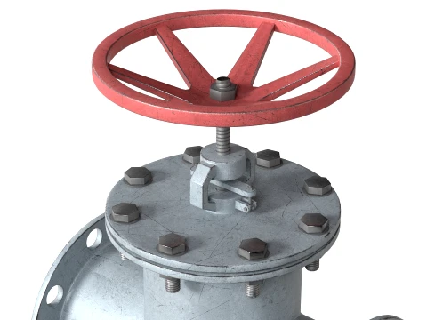 Pipe Valve 1 3D Model