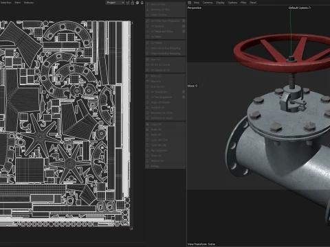 Pipe Valve 1 3D Model