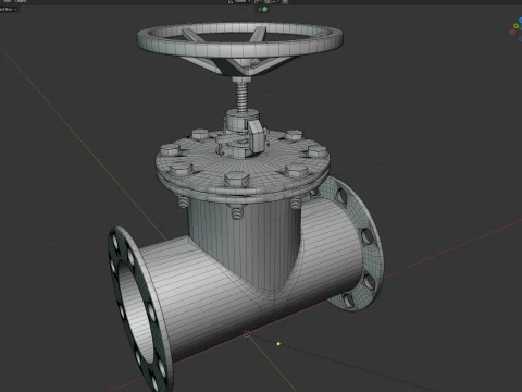 Pipe Valve 1 3D Model