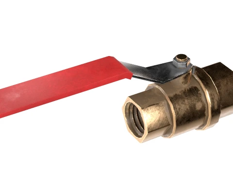 Pipe Valve 2 3D Model