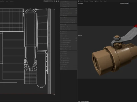 Pipe Valve 2 3D Model