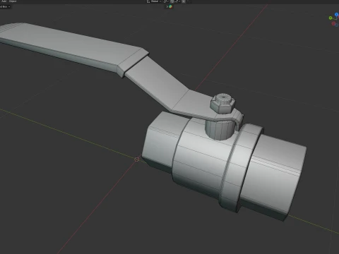 Pipe Valve 2 3D Model
