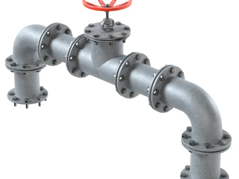 Pipe Valve 3 Modelo 3D