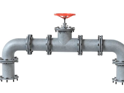 Pipe Valve 3 3D Model