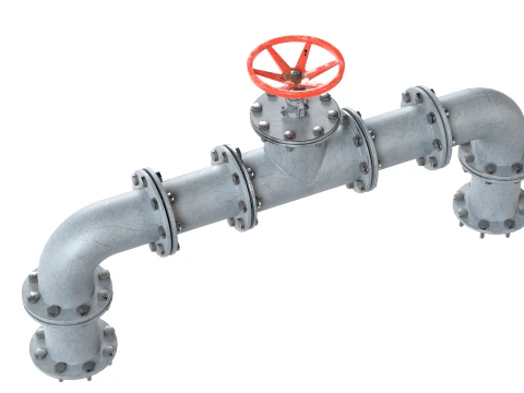 Pipe Valve 3 3D Model