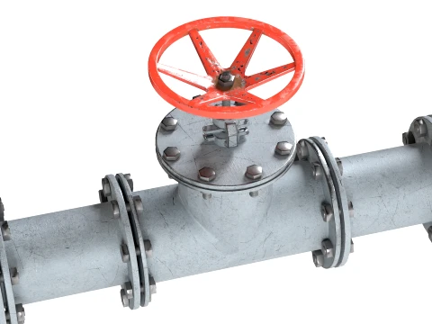 Pipe Valve 3 3D Model