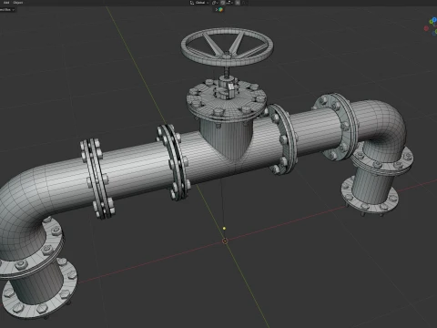 Pipe Valve 3 3D Model