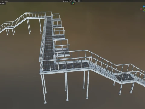 Platform Deck 3D Model