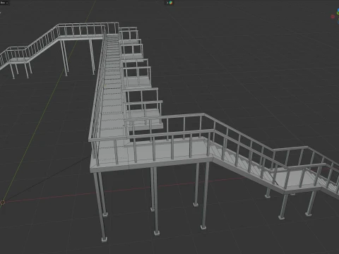 Platform Deck 3D Model