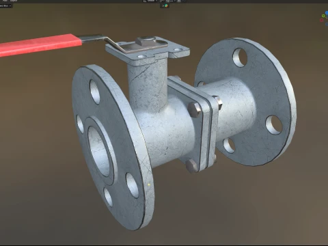 Plug Valve 3D Model