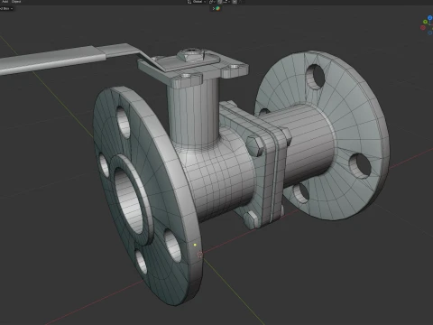 Plug Valve 3D Model