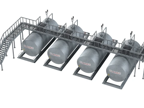 Storage Tank Deck 3D Model