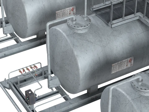 Storage Tank Deck 3D Model