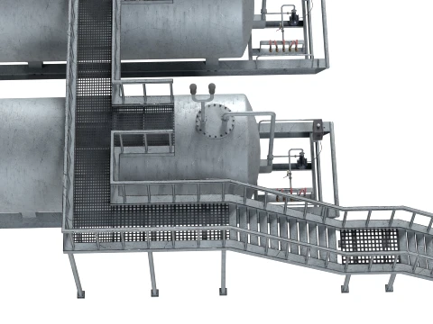 Storage Tank Deck 3D Model