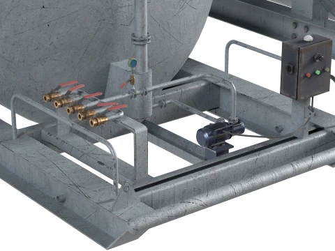 Storage Tank Deck 3D Model