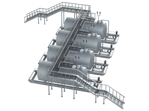 Storage Tank Deck 3D Model