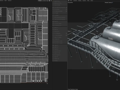 Storage Tank Deck 3D Model