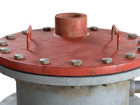 Storage Tank Lid 5 3D Model