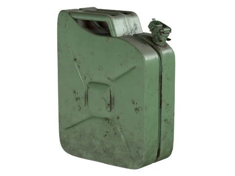 Jerry Can Green 3D Model