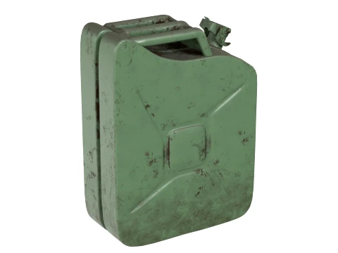 Jerry Can Green 3D Model