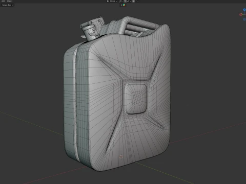Jerry Can Green 3D Model
