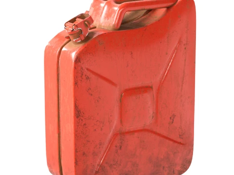 Jerry Can Red 3D Model