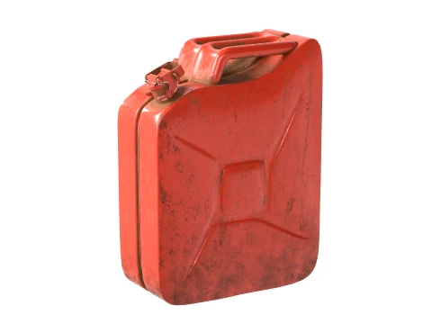 Jerry Can Red 3D Model