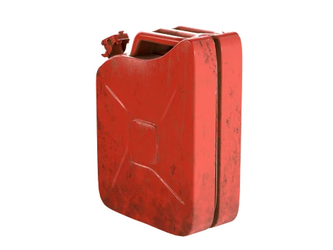 Jerry Can Red 3D Model