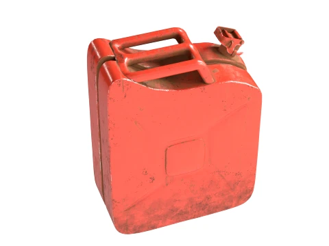 Jerry Can Red 3D Model