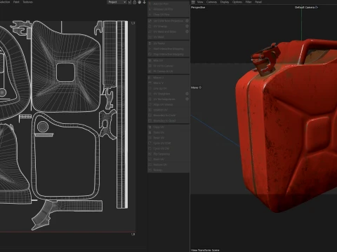 Jerry Can Red 3D Model