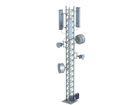 Network Tower 3D Model