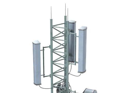 Network Tower 3D Model