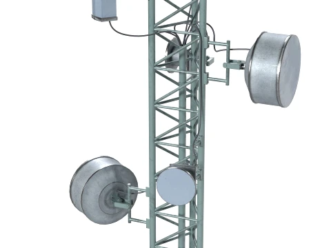 Network Tower 3D Model
